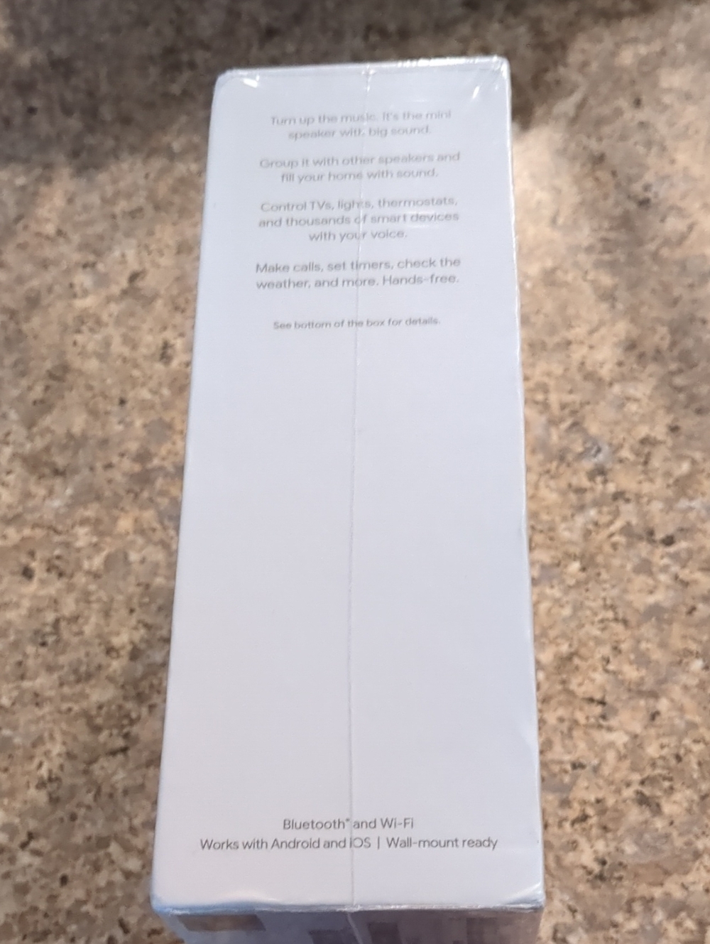 NIB Google Nest Mini 2nd Generation (Chalk) - Sealed Box - Picture 6 of 13